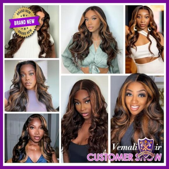 Human Hair Body Wave Lace Front Wig 20 Inch Pre Plucked 200 Density main image 7